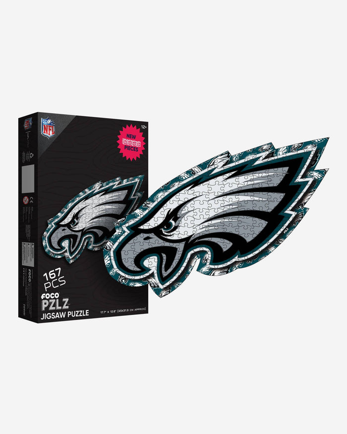 Philadelphia Eagles Logo Wood Jigsaw Puzzle PZLZ FOCO - FOCO.com