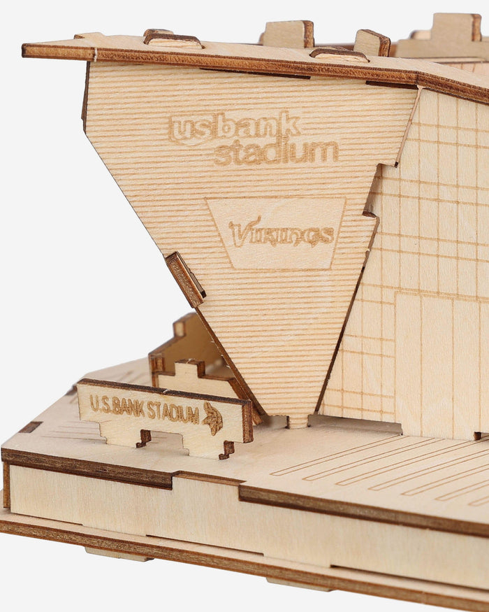 Minnesota Vikings US Bank Stadium Wood PZLZ Stadium FOCO - FOCO.com