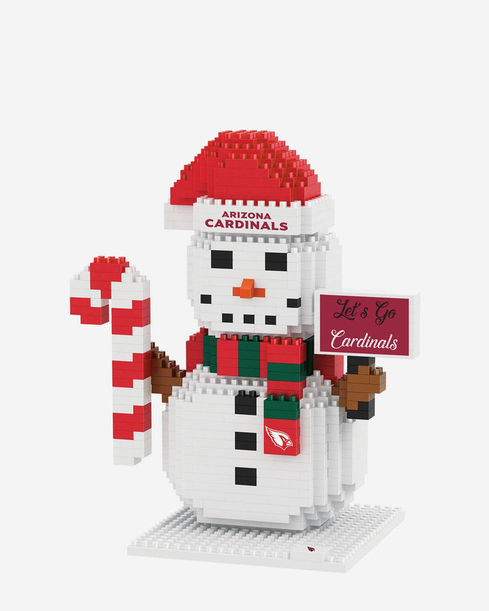 Arizona Cardinals BRXLZ Snowman FOCO - FOCO.com