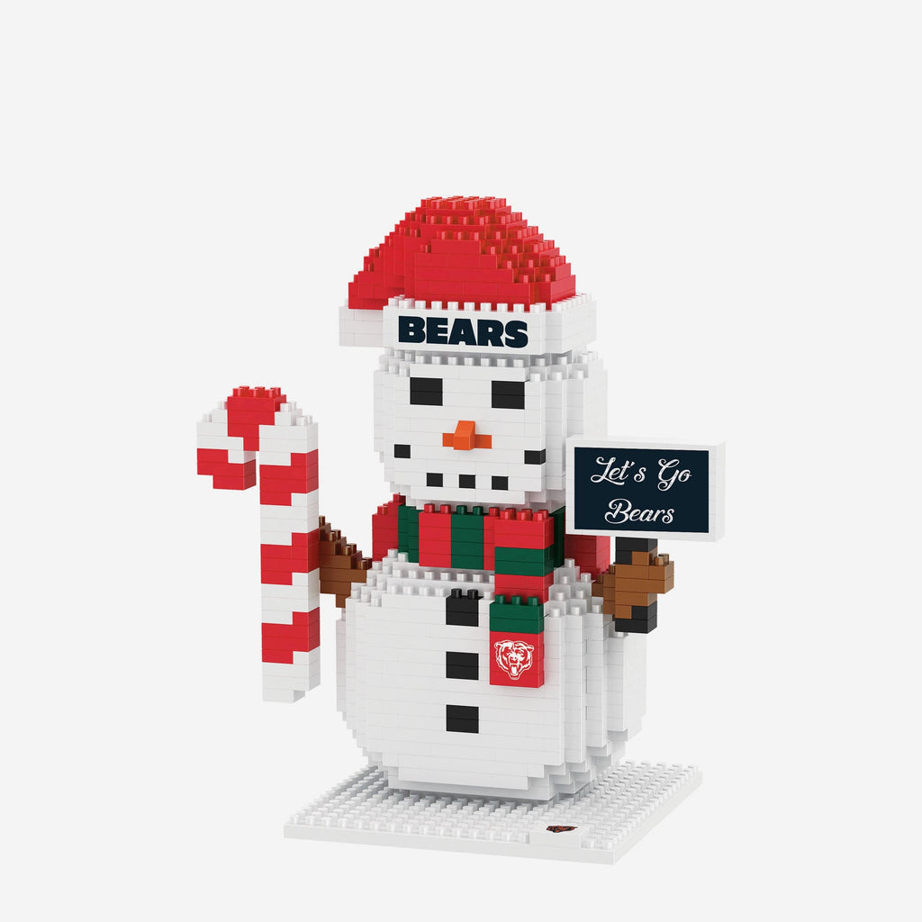 Chicago Bears BRXLZ Snowman FOCO - FOCO.com