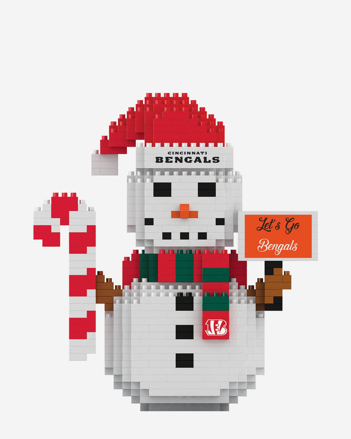 Cincinnati Bengals BRXLZ Snowman FOCO - FOCO.com