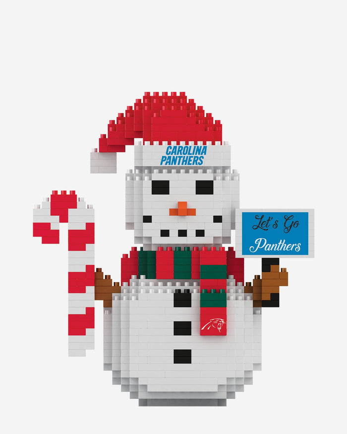 Carolina Panthers BRXLZ Snowman FOCO - FOCO.com