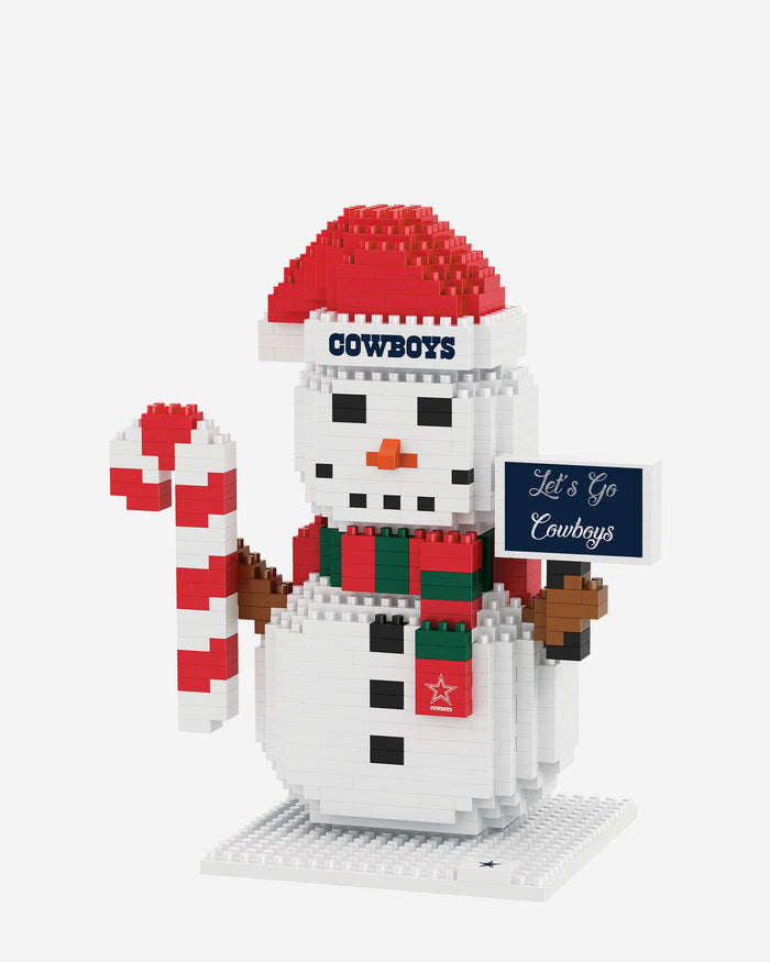 Dallas Cowboys BRXLZ Snowman FOCO - FOCO.com