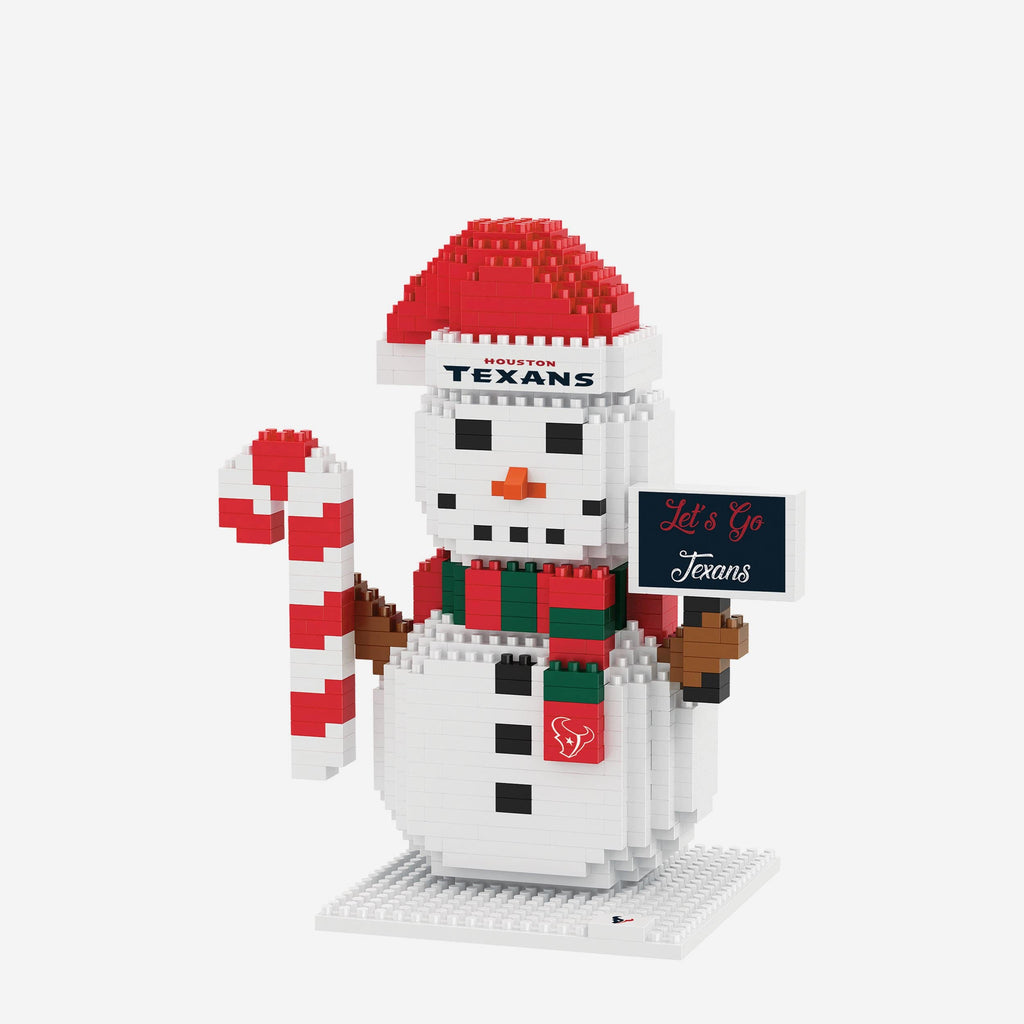 Houston Texans BRXLZ Snowman FOCO - FOCO.com