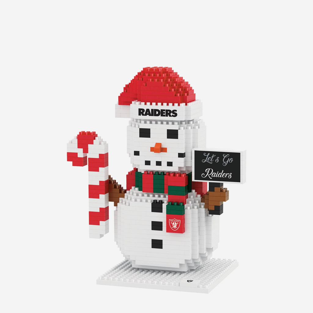 Las Vegas Raiders BRXLZ Snowman FOCO - FOCO.com