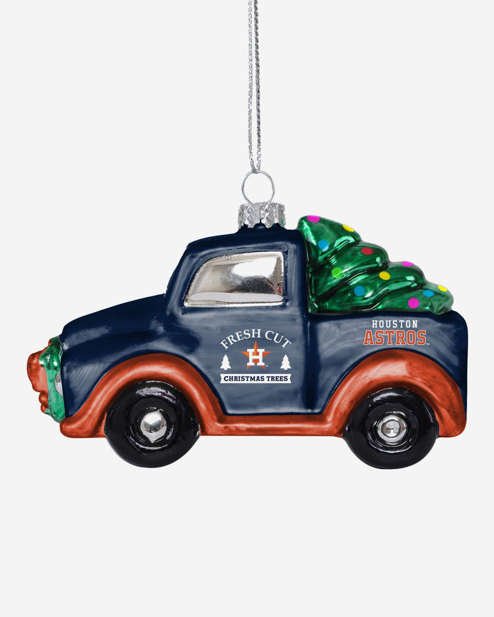 Houston Astros Blown Glass Truck Ornament FOCO - FOCO.com