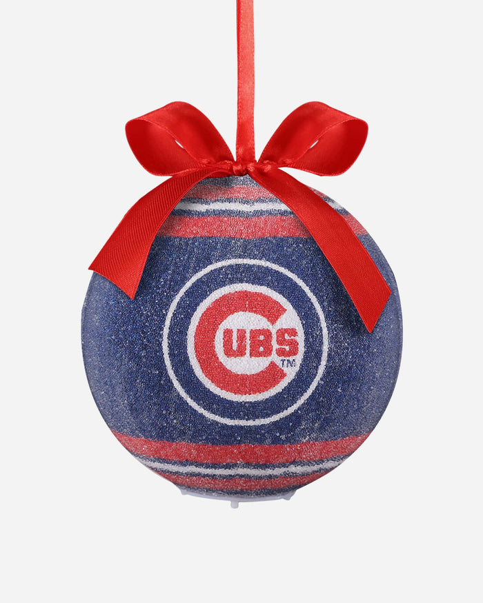 Chicago Cubs LED Shatterproof Ball Ornament FOCO - FOCO.com