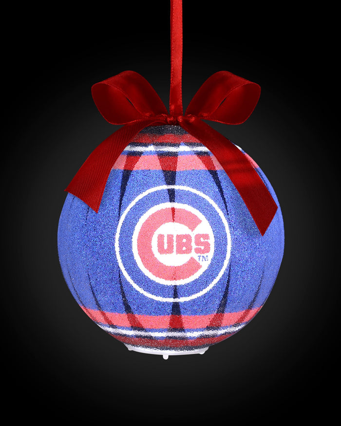 Chicago Cubs LED Shatterproof Ball Ornament FOCO - FOCO.com