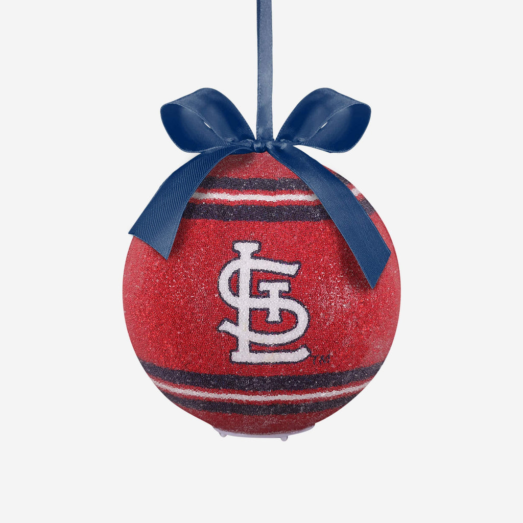 St Louis Cardinals LED Shatterproof Ball Ornament FOCO - FOCO.com