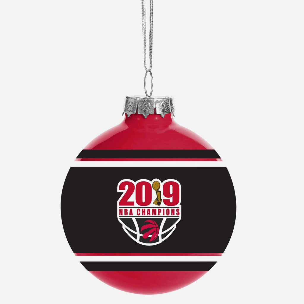 Toronto Raptors 2019 NBA Champions Glass Ball Ornament FOCO - FOCO.com
