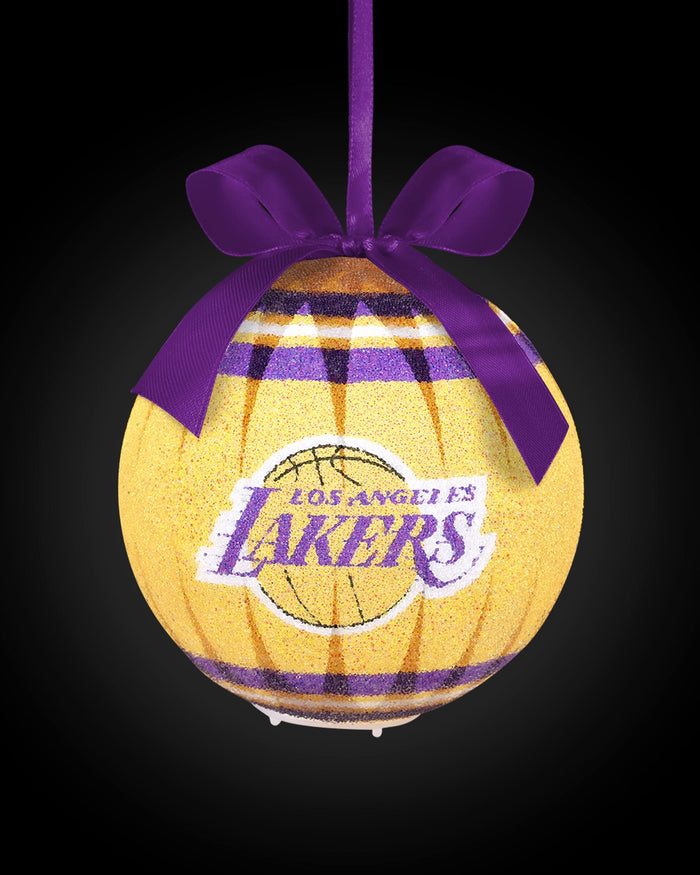 Los Angeles Lakers LED Shatterproof Ball Ornament FOCO - FOCO.com