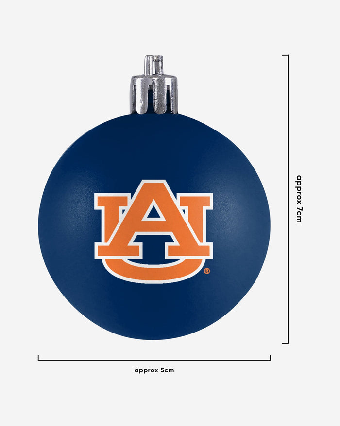 Auburn Tigers 12 Pack Ball Ornament Set FOCO - FOCO.com