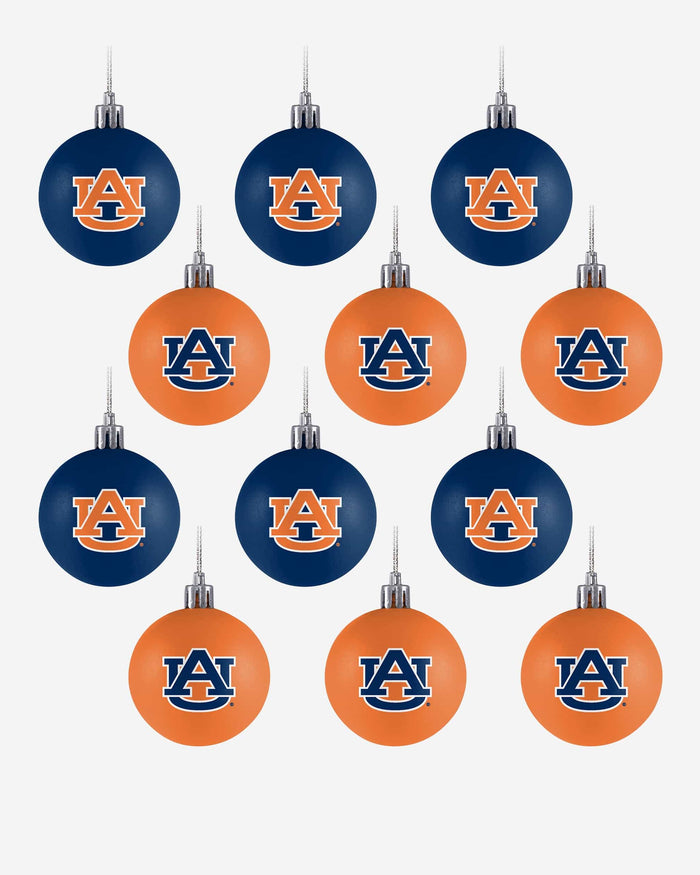 Auburn Tigers 12 Pack Ball Ornament Set FOCO - FOCO.com