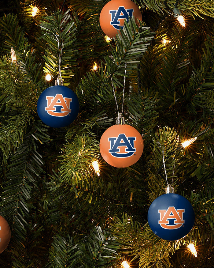 Auburn Tigers 12 Pack Ball Ornament Set FOCO - FOCO.com