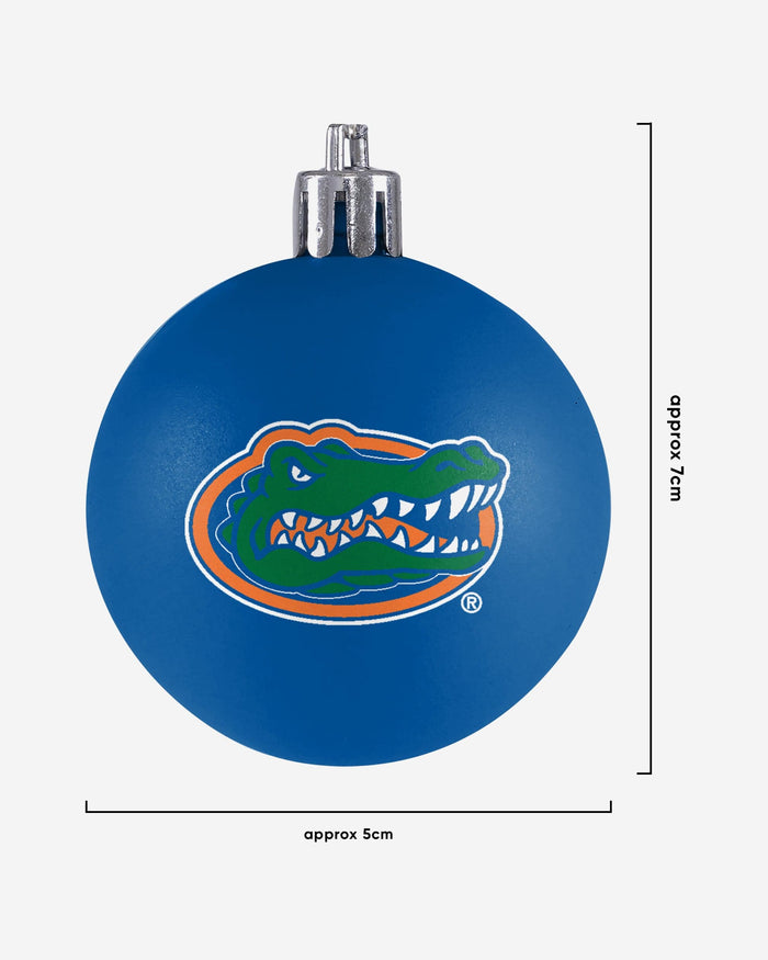 Florida Gators 12 Pack Ball Ornament Set FOCO - FOCO.com