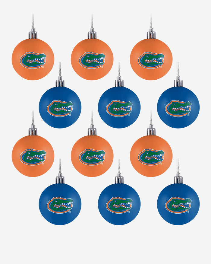 Florida Gators 12 Pack Ball Ornament Set FOCO - FOCO.com