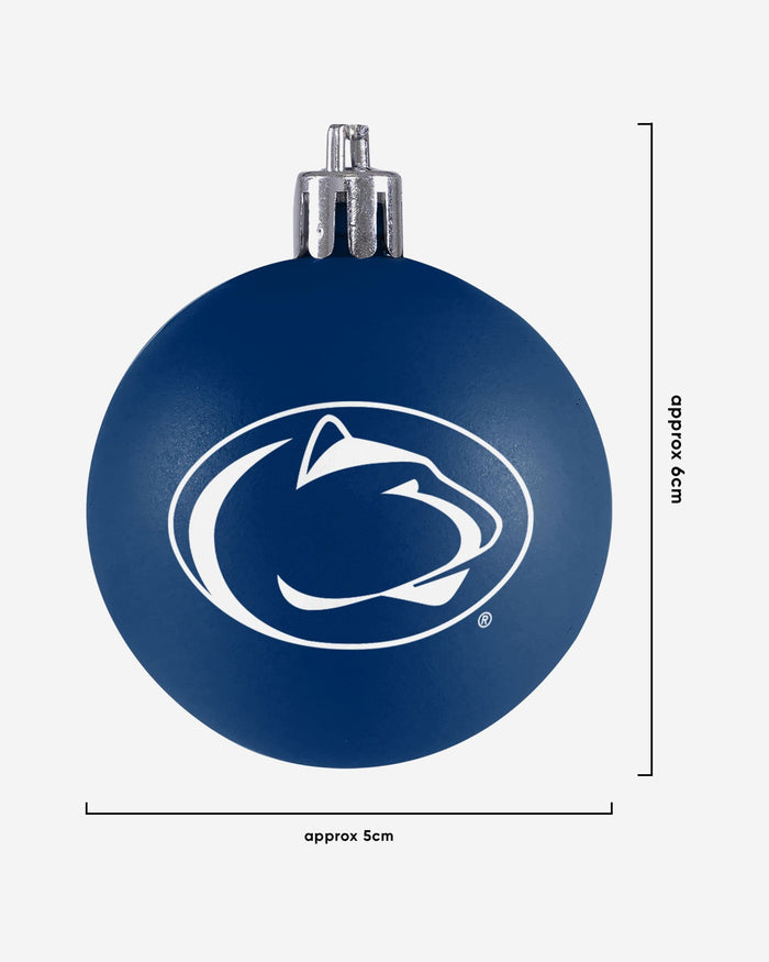 Penn State Nittany Lions 12 Pack Ball Ornament Set FOCO - FOCO.com