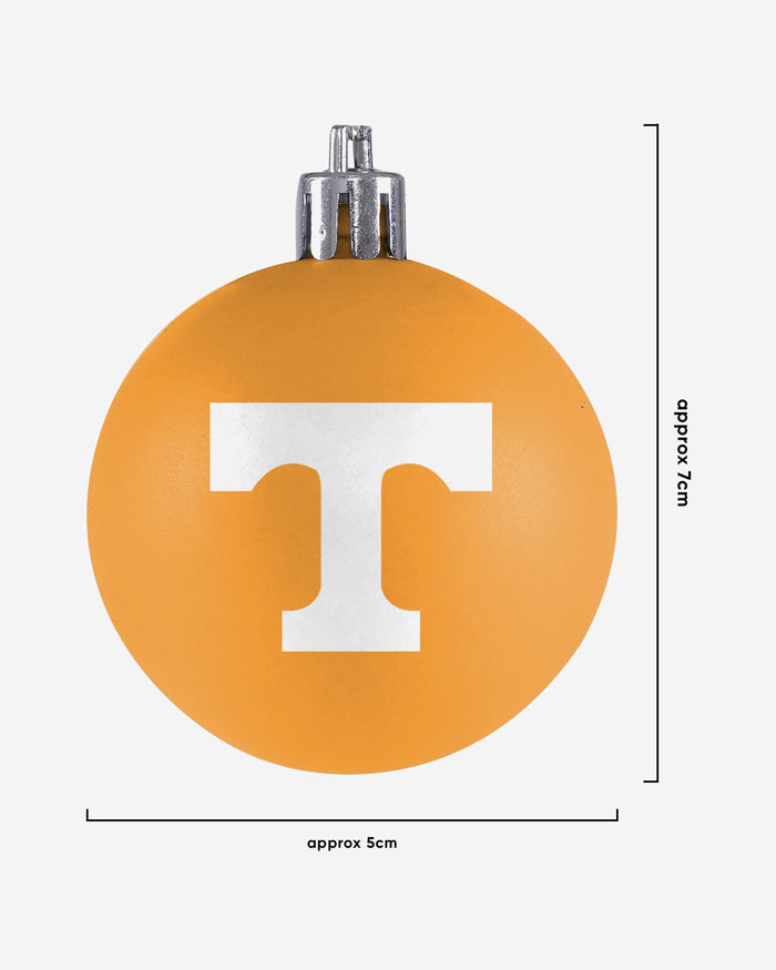 Tennessee Volunteers 12 Pack Ball Ornament Set FOCO - FOCO.com