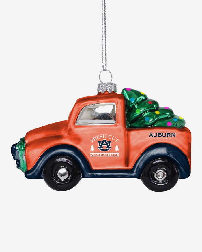 Auburn Tigers Blown Glass Truck Ornament FOCO - FOCO.com