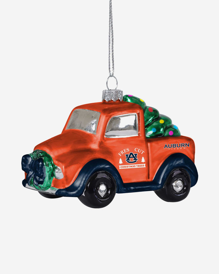 Auburn Tigers Blown Glass Truck Ornament FOCO - FOCO.com