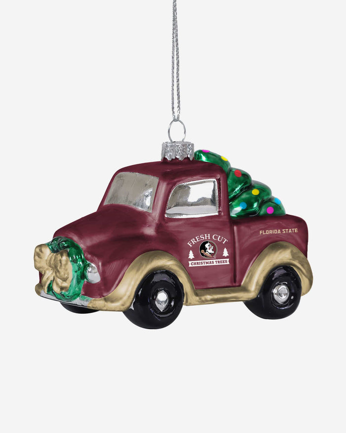 Florida State Seminoles Blown Glass Truck Ornament FOCO - FOCO.com