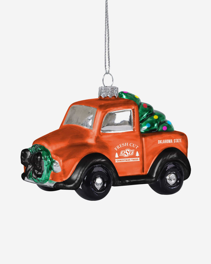 Oklahoma State Cowboys Blown Glass Truck Ornament FOCO - FOCO.com