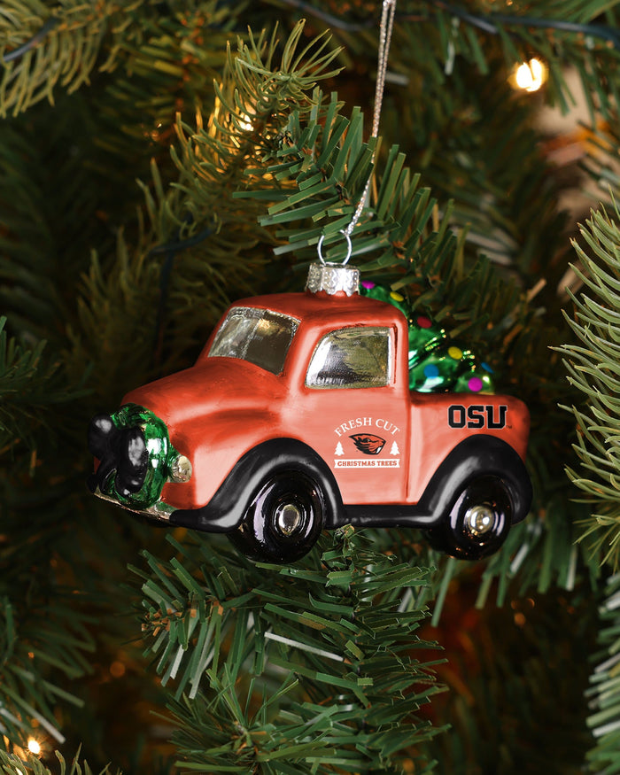 Oregon State Beavers Blown Glass Truck Ornament FOCO - FOCO.com