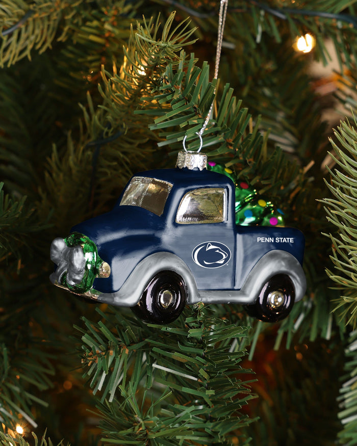 Penn State Nittany Lions Blown Glass Truck Ornament FOCO - FOCO.com