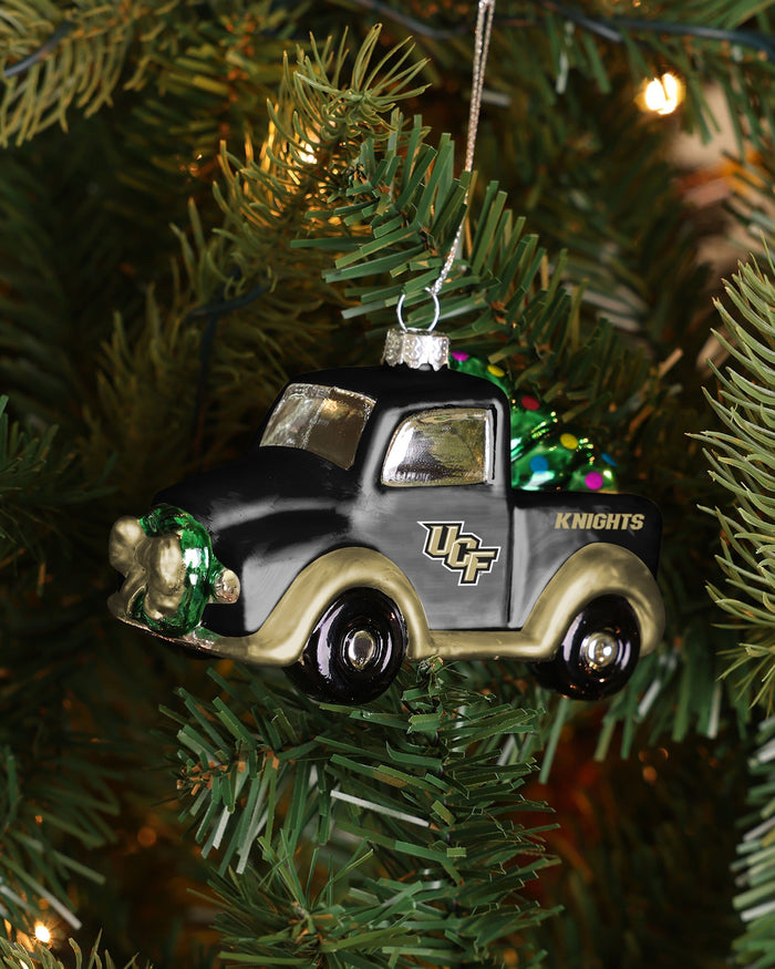 UCF Knights Blown Glass Truck Ornament FOCO - FOCO.com