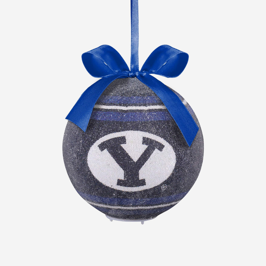 BYU Cougars LED Shatterproof Ball Ornament FOCO - FOCO.com