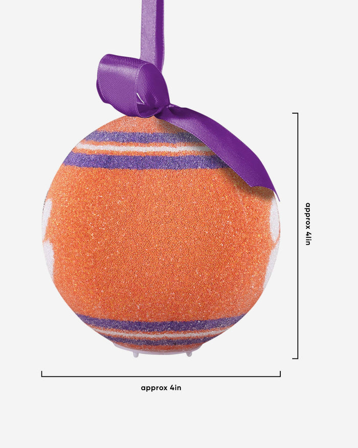 Clemson Tigers LED Shatterproof Ball Ornament FOCO - FOCO.com