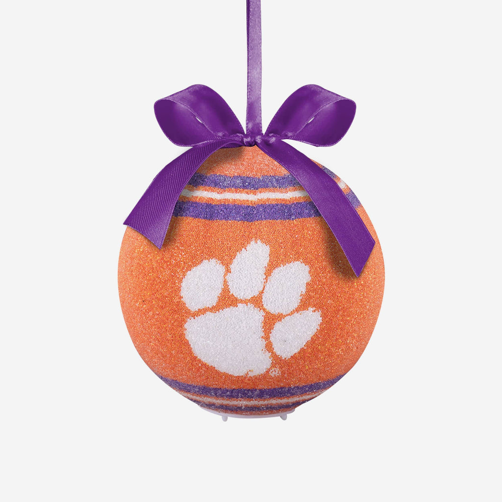 Clemson Tigers LED Shatterproof Ball Ornament FOCO - FOCO.com