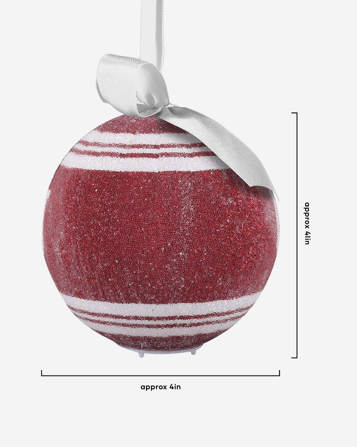 Indiana Hoosiers LED Shatterproof Ball Ornament FOCO - FOCO.com