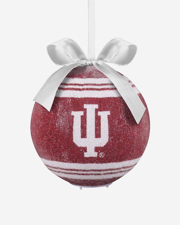 Indiana Hoosiers LED Shatterproof Ball Ornament FOCO - FOCO.com