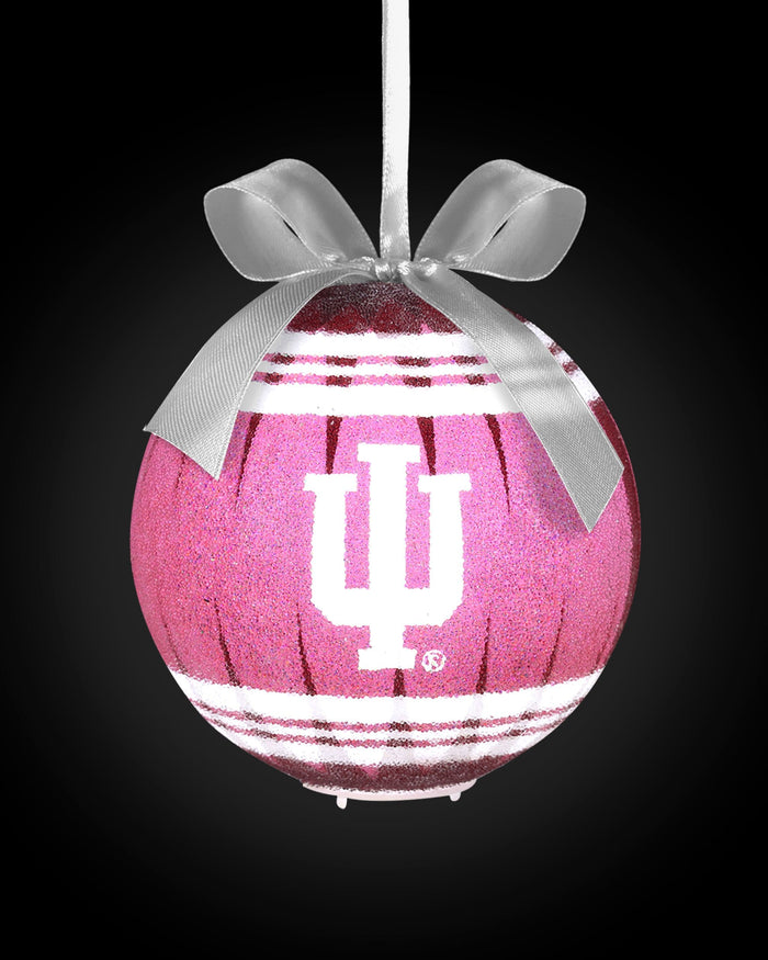 Indiana Hoosiers LED Shatterproof Ball Ornament FOCO - FOCO.com