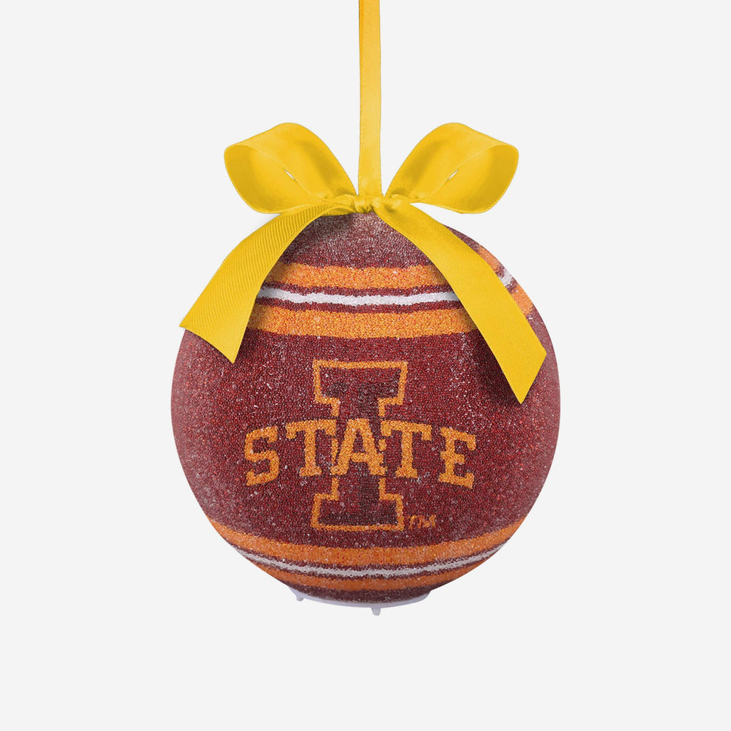 Iowa State Cyclones LED Shatterproof Ball Ornament FOCO - FOCO.com