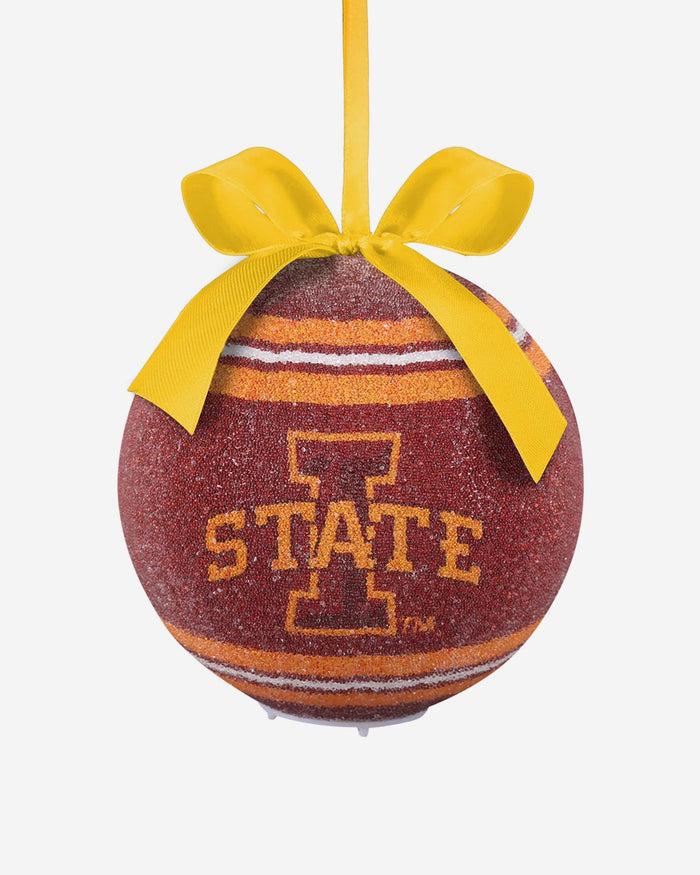 Iowa State Cyclones LED Shatterproof Ball Ornament FOCO - FOCO.com