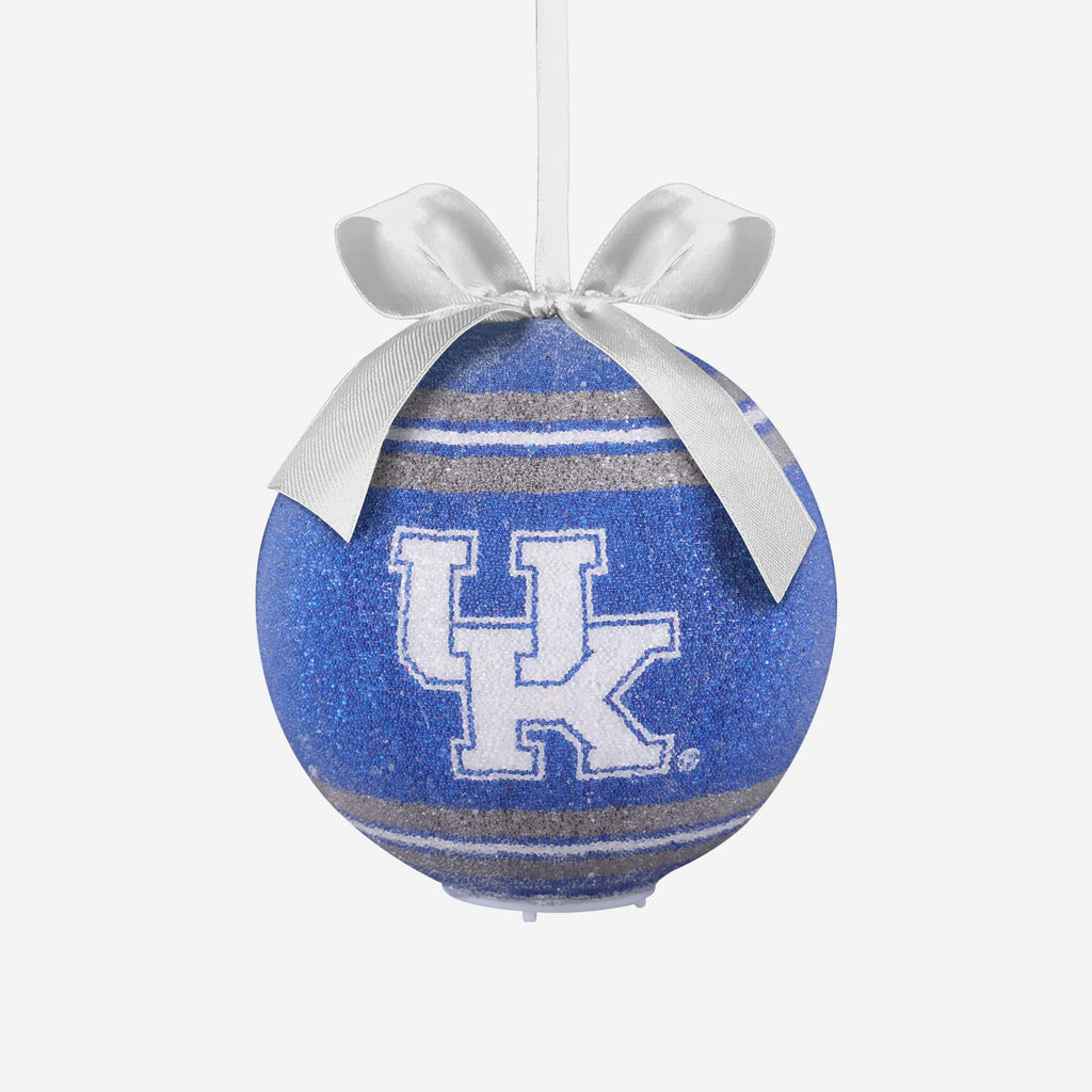 Kentucky Wildcats LED Shatterproof Ball Ornament FOCO - FOCO.com