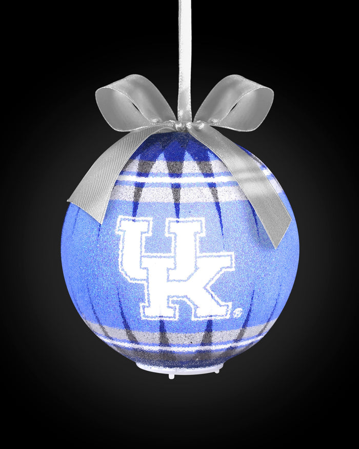 Kentucky Wildcats LED Shatterproof Ball Ornament FOCO - FOCO.com