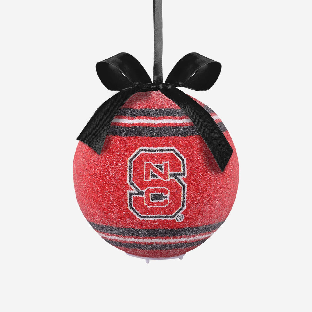 NC State Wolfpack LED Shatterproof Ball Ornament FOCO - FOCO.com