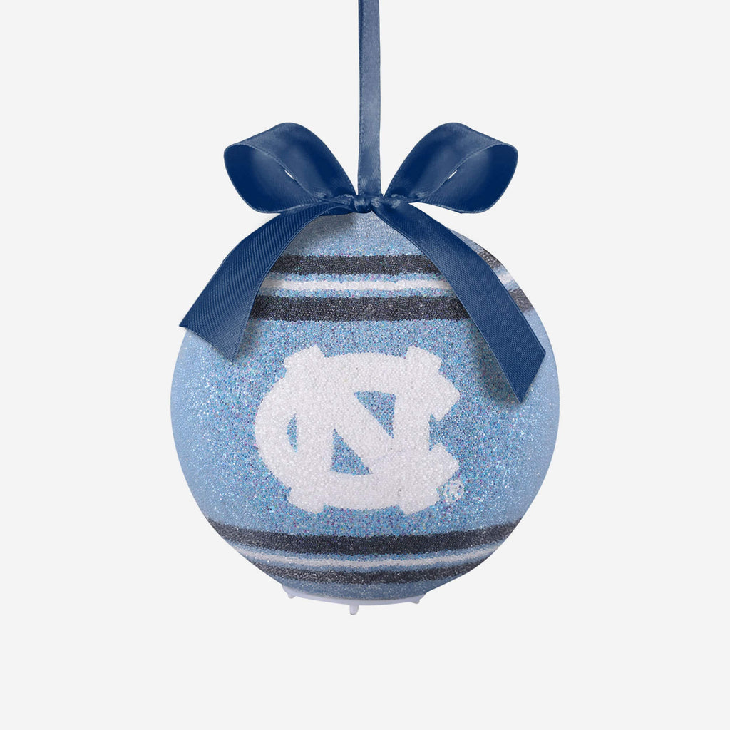 North Carolina Tar Heels LED Shatterproof Ball Ornament FOCO - FOCO.com