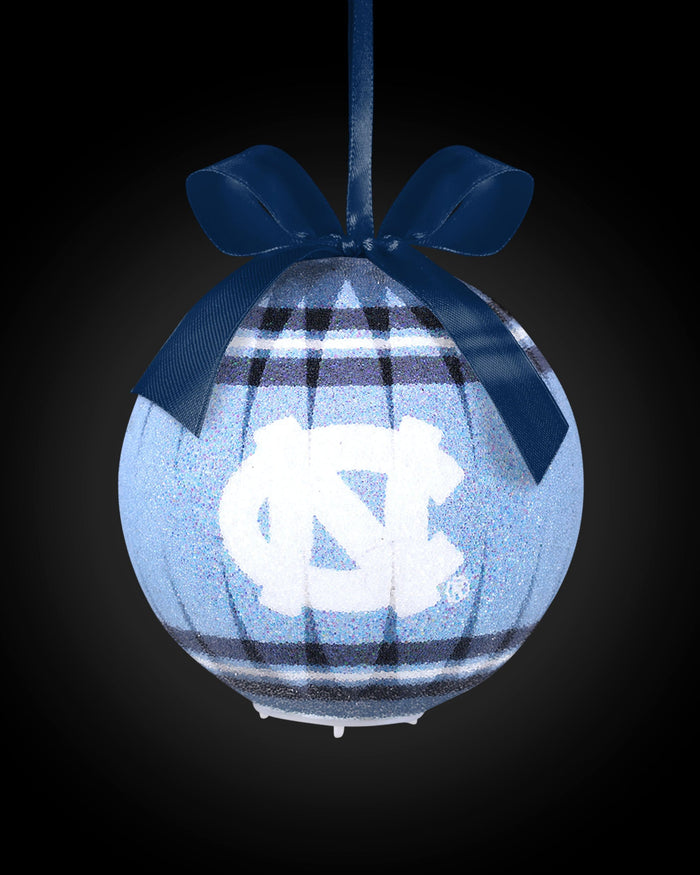 North Carolina Tar Heels LED Shatterproof Ball Ornament FOCO - FOCO.com