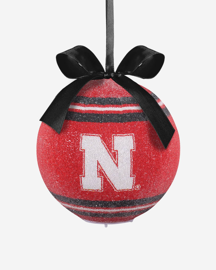 Nebraska Cornhuskers LED Shatterproof Ball Ornament FOCO - FOCO.com