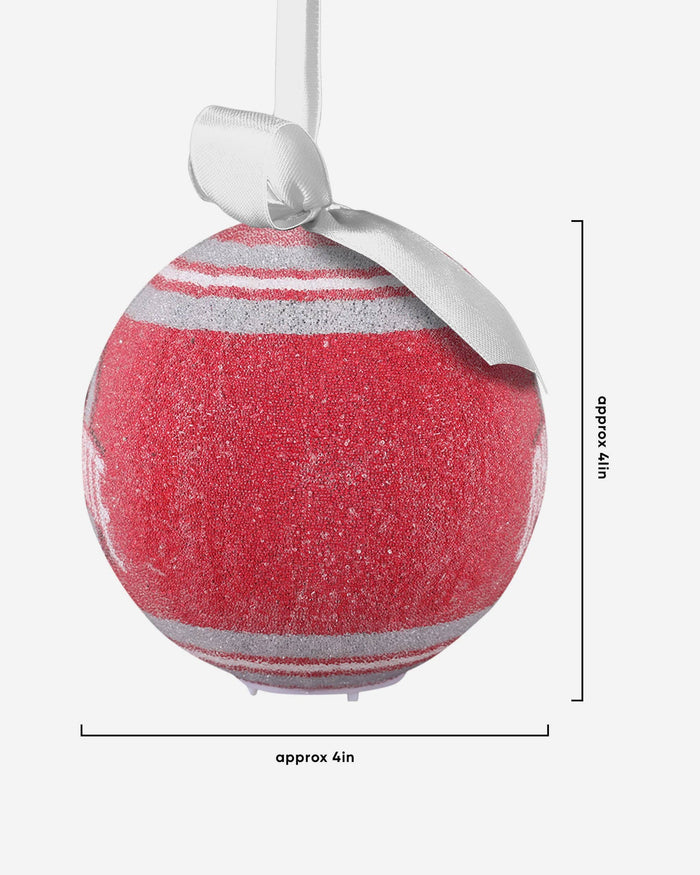 Ohio State Buckeyes LED Shatterproof Ball Ornament FOCO - FOCO.com