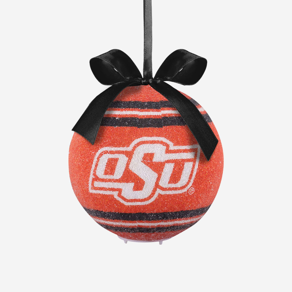 Oklahoma State Cowboys LED Shatterproof Ball Ornament FOCO - FOCO.com