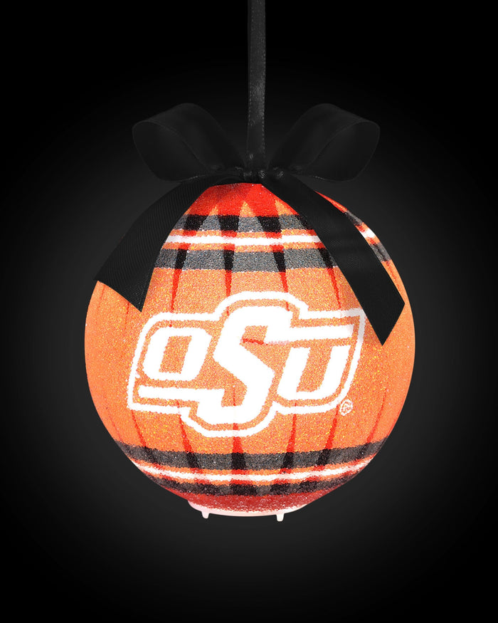 Oklahoma State Cowboys LED Shatterproof Ball Ornament FOCO - FOCO.com