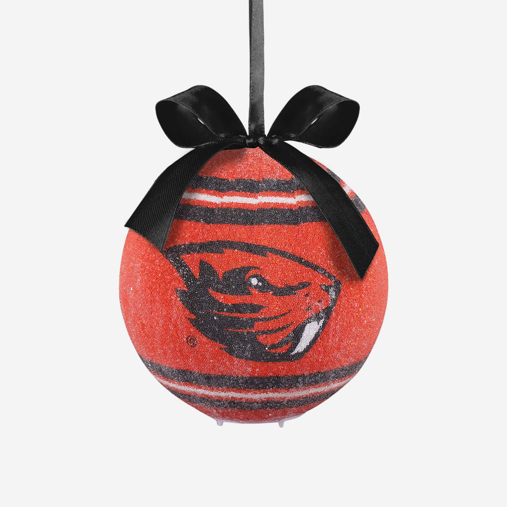 Oregon State Beavers LED Shatterproof Ball Ornament FOCO - FOCO.com