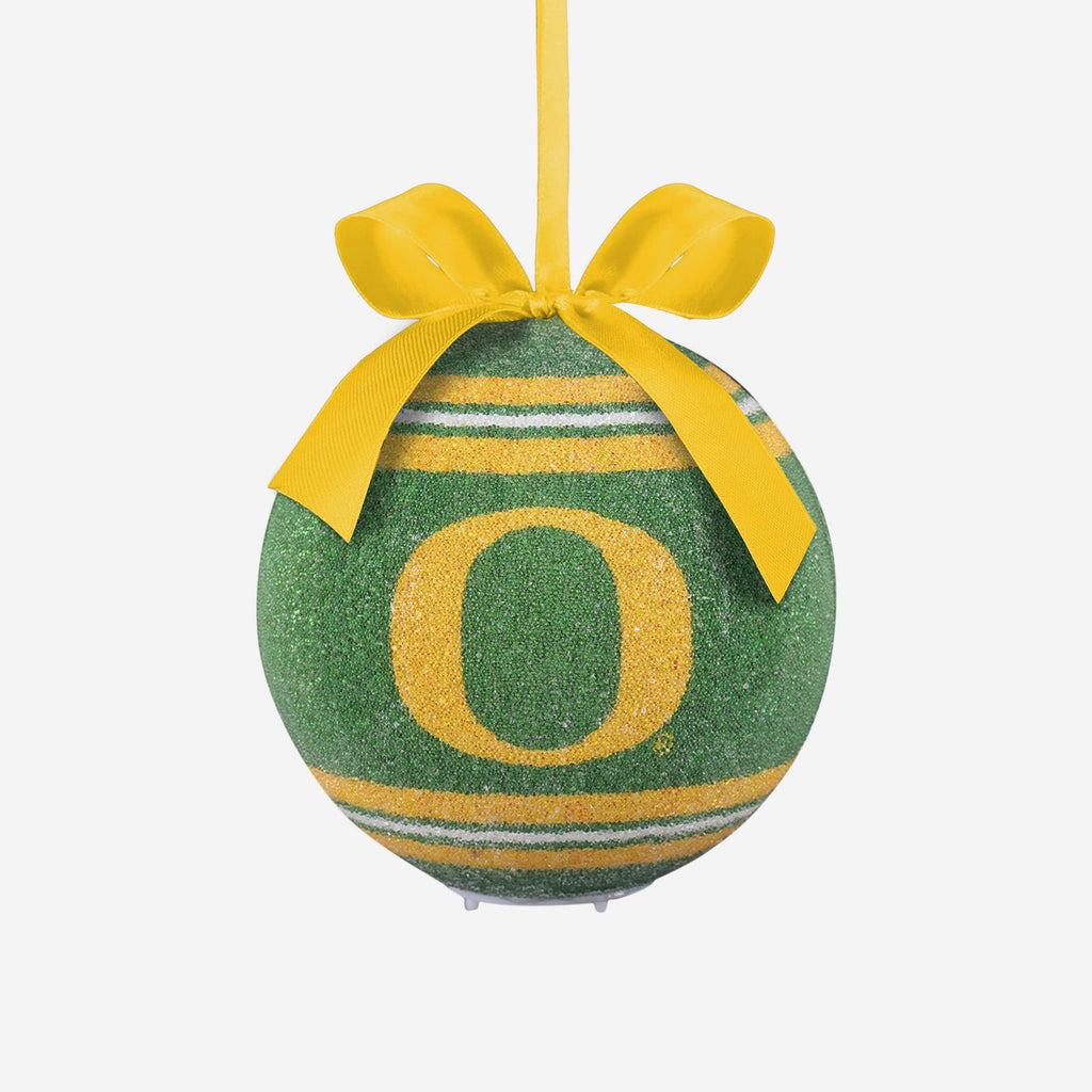 Oregon Ducks LED Shatterproof Ball Ornament FOCO - FOCO.com