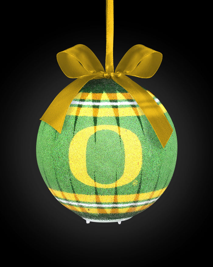 Oregon Ducks LED Shatterproof Ball Ornament FOCO - FOCO.com