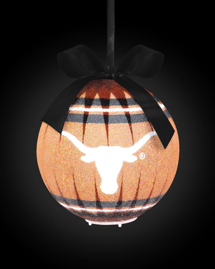 Texas Longhorns LED Shatterproof Ball Ornament FOCO - FOCO.com